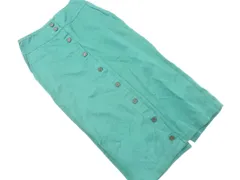 B:MING BEAMS ビームス ロング タイト スカート sizeS/緑 ■◇ レディースのサムネイル