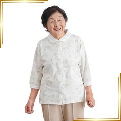 YORI⭐︎オフホワイト 襟付き 半袖シャツ⭐︎オフィス⭐︎学校 