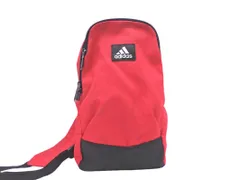 adidas アディダス ボディ バッグ 赤ｘ黒 ■■ レディース