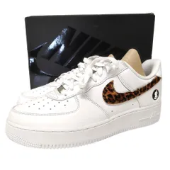 NIKE ナイキ ×GOODENOUGH × Supreme Air Force 1 Low White/Leopard スニーカー IM3483 100 28 ホワイト×レオパード メンズ