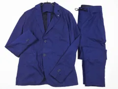 ZARA ザラ チェック セットアップ ジャケット パンツ スーツ size48/青 ■◇ メンズ