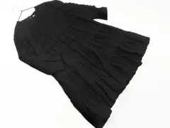 ZARA ザラ フレア ワンピース sizeL/黒 ■◇ レディース