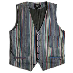 RRL ネイティブ ストライプベスト L ダブルアールエル 2000000024622のサムネイル