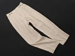 green label relaxing グリーンレーベルリラクシング ユナイテッドアローズ タック パンツ size38/ライトベージュ ■◇ レディース