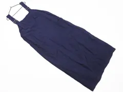 JOURNAL STANDARD relume ジャーナルスタンダードレリューム リネン混 Iライン ジャンパー スカート sizeF/紺 ■◇ レディースのサムネイル