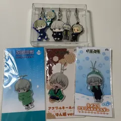 呪術廻戦 狗巻 棘 アクリルキーホルダー ラバーストラップ セット