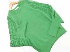 a.v.v アーヴェヴェ ニット セーター sizeS/グリーン ■◇ レディース