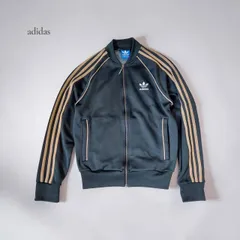 adidas アディダス　ジャケット 三本ライン グリーン系 メンズ