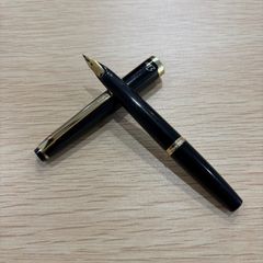 23502✨エステーデュポン ボールペン 刻印入り ブラック ゴールド 黒