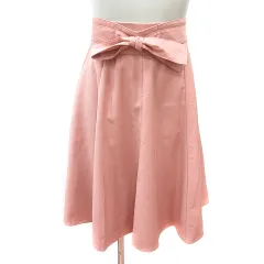 アプワイザーリッシェ Apuweiser-riche フレアスカート ひざ丈 0 XS ピンク /MN