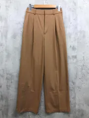 UNIQLO ユニクロ 231-460311 タックワイド パンツ sizeS/ベージュ ■■ レディース