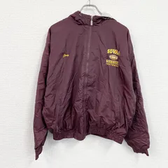 90s　Holloway　ホロウェイ　NFL　Redskins　フルジップナイロンジャケット　ヴィンテージ　ボルドー　Mサイズ　古着