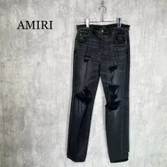 『AMIRI』アミリ（29）ダメージ加工　ブラック デニムパンツ