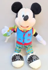 東京ディズニーリゾート ぬいぐるみバッジ TOON TOWN ミッキー(花束)