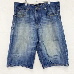 ROCAWEAR　ロカウェア　デニムハーフパンツ/ショートパンツ　インディゴ　38サイズ　古着