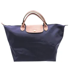 Longchamp ロンシャン ル・プリアージュ ハンドバッグ トートバッグ ナイロン 折りたたみ式 カバン 鞄 パープル レディース 【中古】