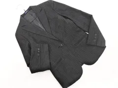 NEWYORKER ニューヨーカー ウール混 ストライプ テーラード ジャケット size7AR/グレー ◇■ レディース