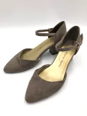 ORiental TRaffic オリエンタルトラフィック 15TH ANNIVERSARY スエード セパレート パンプス size39/グレージュ ■■ レディース