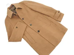 SHIPS シップス ウール100% ステンカラー コート sizeS/キャメル ◇■ メンズのサムネイル