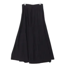 SPORTMAX スポーツマックス ロングスカート バックジップ フレア ロング ボトムス ブラック 38【XS】 レディース 【中古】のサムネイル