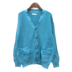 アーバンリサーチ ドアーズ URBAN RESEARCH DOORS カーディガン ニット M 水色 ライトブルー /MN