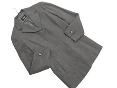 TRANS WORK トランスワーク ウール混 比翼ボタン ジャケット size9AR/グレー ◇■ レディースのサムネイル