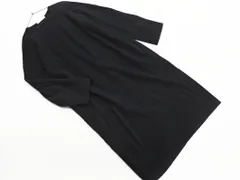 GALERIE VIE ギャルリーヴィー トゥモローランド ウール混 Iライン ワンピース size36/濃紺 ◇■ レディース