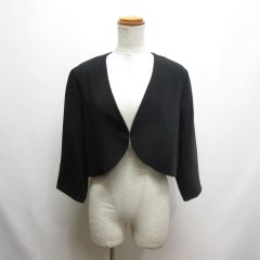 ヨリ 25SS クロシェニットミニジレ ベスト ラメ F ネイビー ベスト ジレ 「きらめきフェザー」レディース ラメ ニットベスト