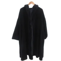 コムデギャルソン COMME des GARCONS フーデットコート ウール ロング S 紺 ネイビー /FF ■ECG004のサムネイル