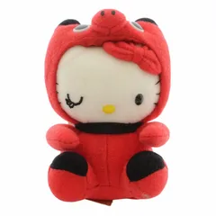 サンリオ ご当地キティ 福島限定 あかべこ ハローキティ 人形 ぬいぐるみ キーホルダー /XZ ■GY11