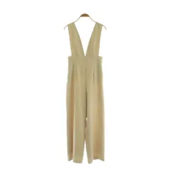 プロポーション ボディドレッシング PROPORTION BODY DRESSING サロペット ワイドパンツ ハイウエスト S ライトベージュ /MY ■OSのサムネイル