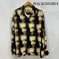 クリーニング済み】ワコマリア ボブ・マーリー 総柄 レーヨンシャツ XL 