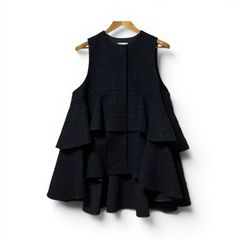 Deci FANCY TWEED FRILL TOPトップス - メルカリ