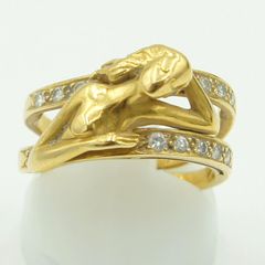 カレライカレラ K18 ダイヤ リング 13号 女神の息吹 - メルカリ
