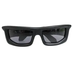 オフホワイト OFF WHITE 23SS Volcanite Square Sunglasses ロゴ ボルカナイト スクエア サングラス OERI074S23PLA0011007 58□17-125 黒 ブラック☆AA★▲■250625のサムネイル