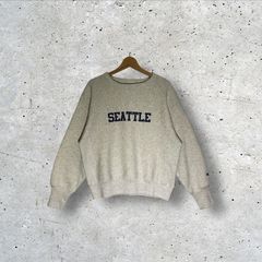 00s】ジェフベック スウェット XL ランズエンド バンT オールド 杢灰 