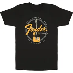 Fender Telecaster 75th Tele Tee, Vintage Black, Lサイズ Tシャツ フェンダーのサムネイル