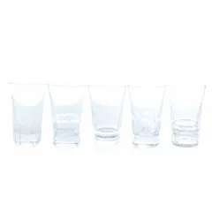 バカラ Baccarat グラスジャパン GLASS JAPAN グラス コップ タンブラー 5個セット 食器 クリスタル クリア /XZ ■GY18のサムネイル