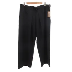 ブラウンバイツータックス BROWN by 2-tacs タグ付き 25SS Loose fit pants ワイドパンツ スラックス タック ウール 紺 ネイビー /FFのサムネイル