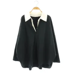 バビロン BABYLONE 26SS シャツドッキングカットソー 長袖 オーバーサイズ ストレッチ F ブラック /MY ■OSのサムネイル
