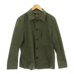 シップス SHIPS ジャケット 上着 L カーキ 無地 レギュラーカラー 長袖  /LP ■GY58
