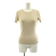 フォクシー ブティック FOXEY BOUTIQUE Tシャツ カットソー リブ 半袖 クルーネック ベージュ 18404 /KU ■ECE003のサムネイル