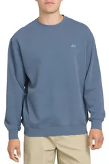 クイックシルバー メンズ アウター ニット・セーター Quiksilver Mensaltwater Crew Sweater China Blue ブルーのサムネイル