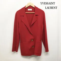 Yves Saint Laurent イヴサンローラン ジャケット、上着 ジャケット、ブレザー Yves saint Laurent イヴサンローラン　ウールニットジャケット ウール100%のサムネイル