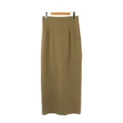 ガリャルダガランテ GALLARDAGALANTE 24SS ストレッチマキシタイトスカート ロング 0 モカ /DO ■OS