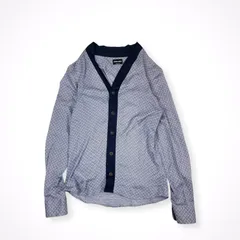 GIORGIO ARMANI / シャツディテールMIXカーディガン 参考定価：100,000程度 SIZE:39のサムネイル