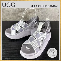 S767 人気完売商品 希少色 UGG  LA CLOUD SANDAL アグ クラウドサンダル 厚底 スポサン 薄紫パープル UK3 EU36 JP22cm【1.65万】