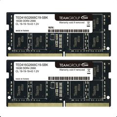 TEAM 64GB ( 32GB x2) DDR4-2666 SODIMM - メルカリ