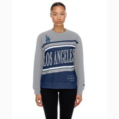 뉴엘라 레이디스 아우터 파커 스웨트 크루넥 셔츠 New Era Womens Los Angeles Dodgers Blue Game Day Crewneck Swe