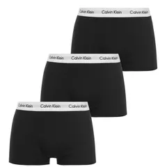 カルバンクライン メンズ アンダーウェア ボクサーパンツ ローライズ Calvin Klein Pack Low Rise Trunks Black ブラック